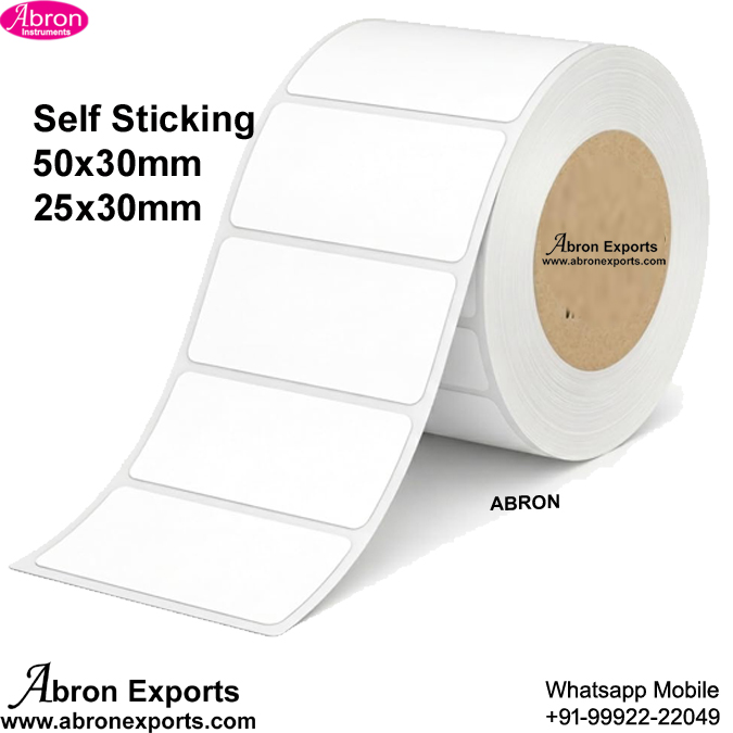 ACLabel Sticker 2 x1.2 inches 50mm x30mm 1000 Labels Per Roll White Self Adhesive Sticker Writing By Hand Pen Permannent Printing Barcode Laser Printer 10 Rolls Abron -615T5030 
